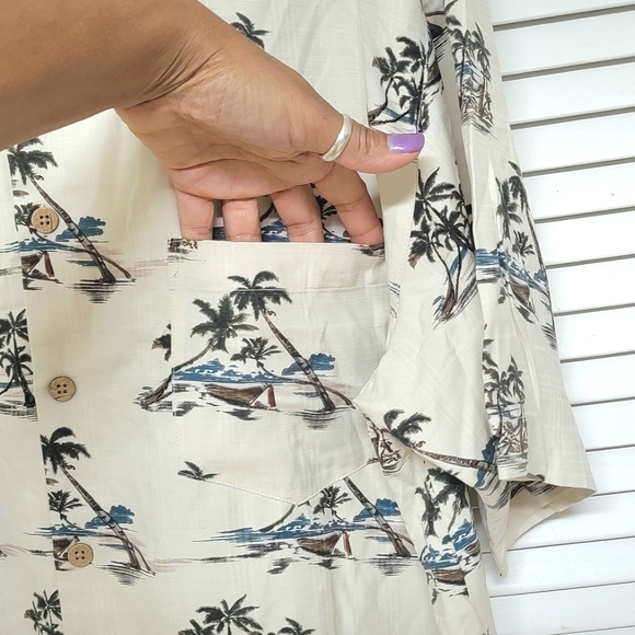 Jamaica Jaxx Silk Button-up Shirt - Picture 5 of 10